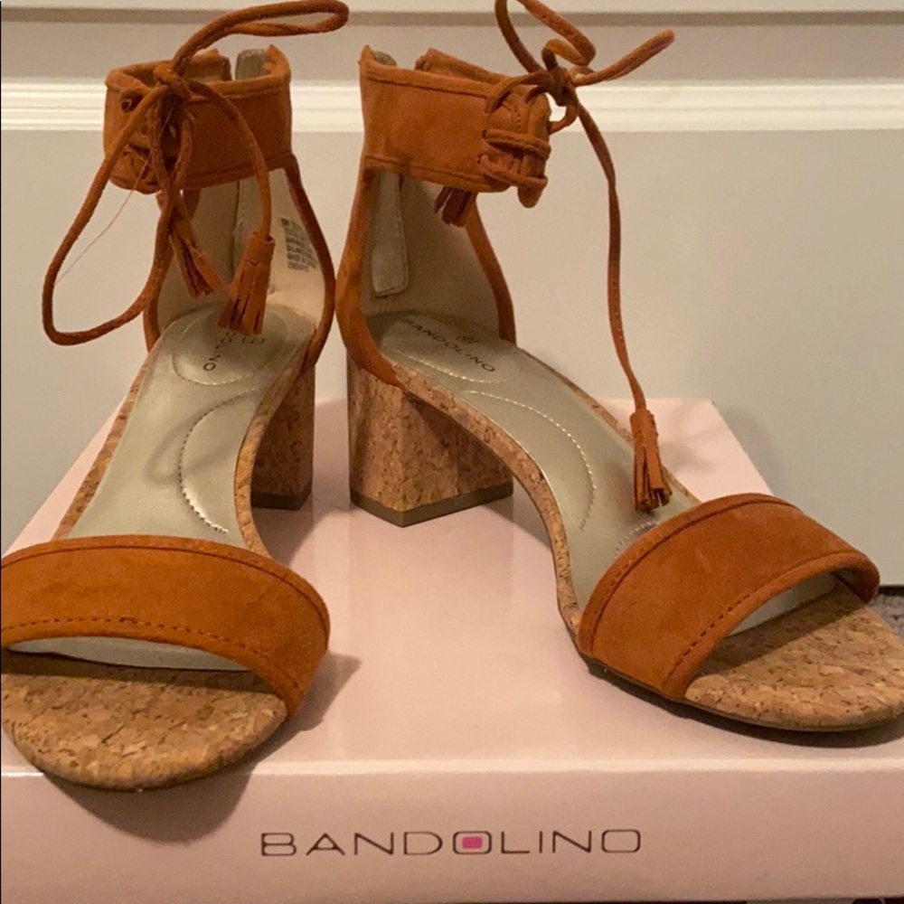 Bandolino Rusty Orange Armory Sandals